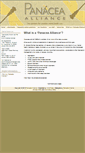 Mobile Screenshot of panaceaalliance.net